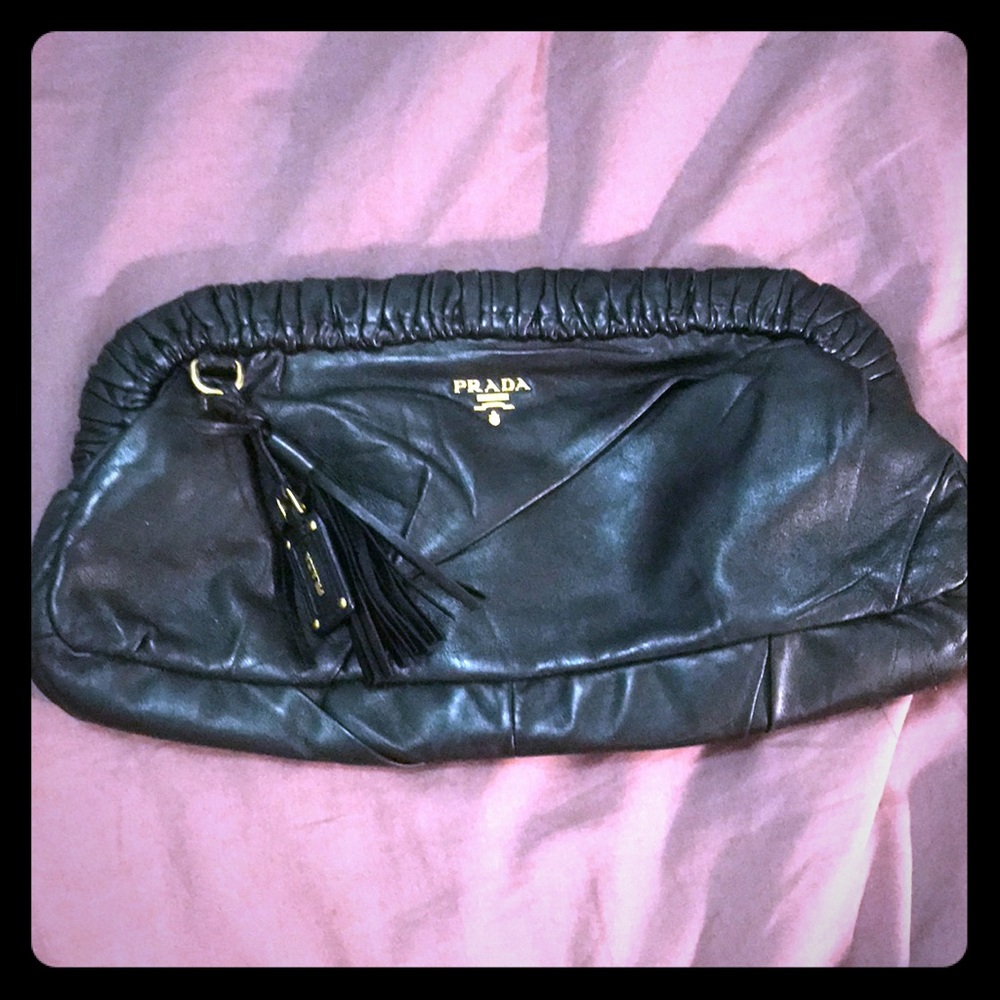 The perfect little black side clutch